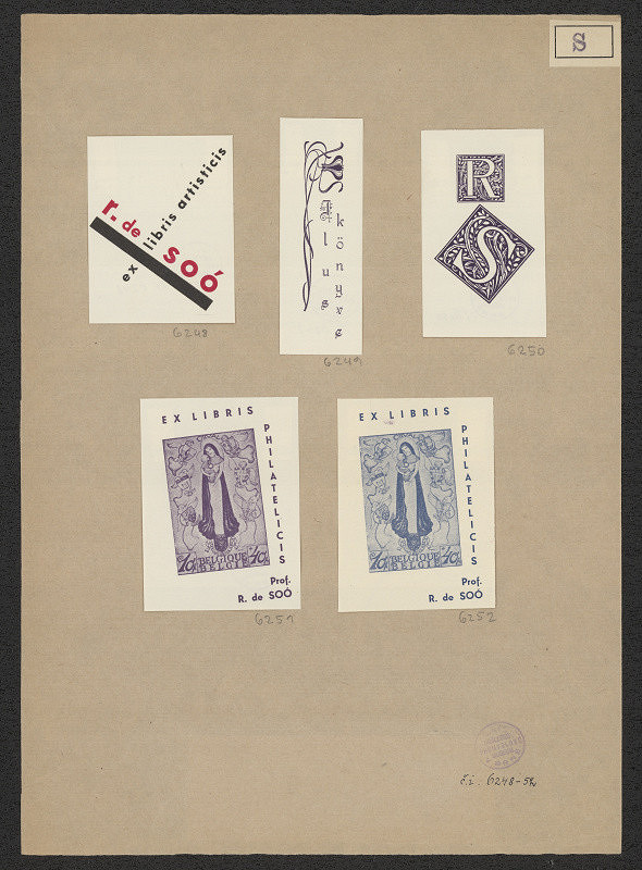 R. Soó de Bere – Philatelicis 