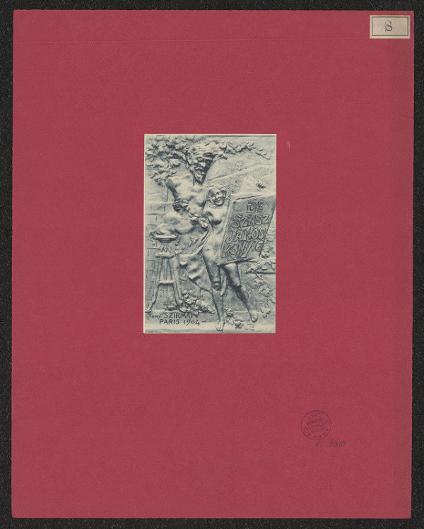 Tony Szirmái – Dr. Szász János Könyve 