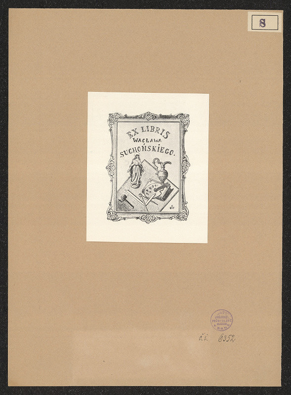Waclaw Suchonski – Ex libris Waclawa Suchonskiego 