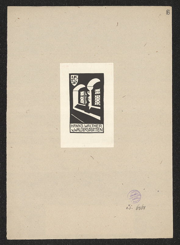 neurčený autor – Hanns Walther v. Walderstötten 