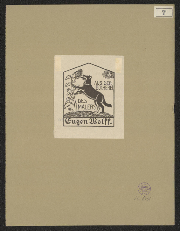 Gustav Adolf Thomann – Aus der Bücherei des Malers Eugen Wolff 