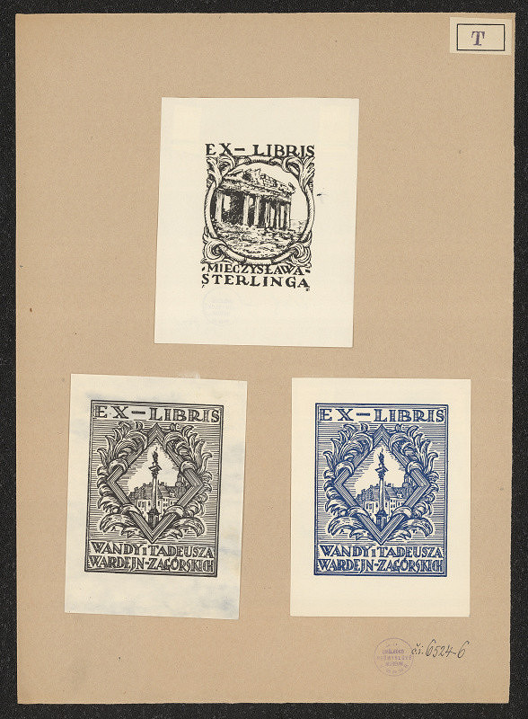 Józef Tom – Ex-libris Mieczyslawa Sterlinga 