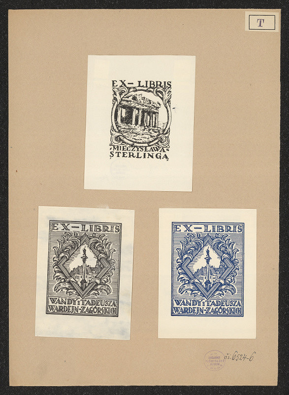 Józef Tom – Ex-libris Wandy i Tadeusza Wardejn Zagörskich 