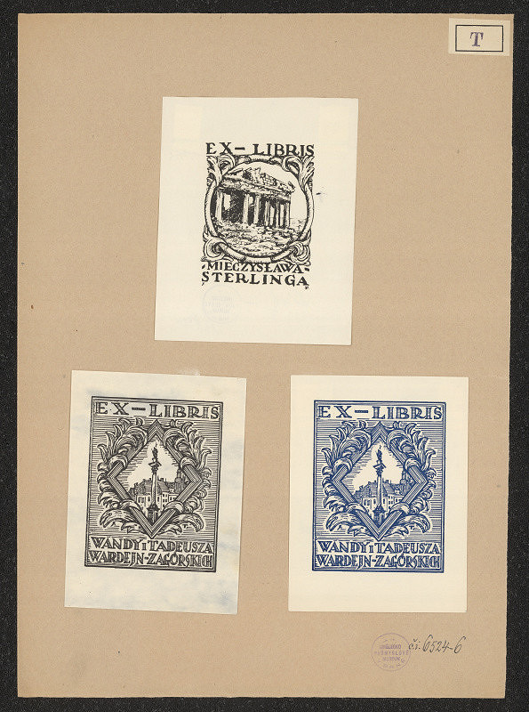 Józef Tom – Ex-libris Wandy i Tadeusza Wardejn Zagörskich 