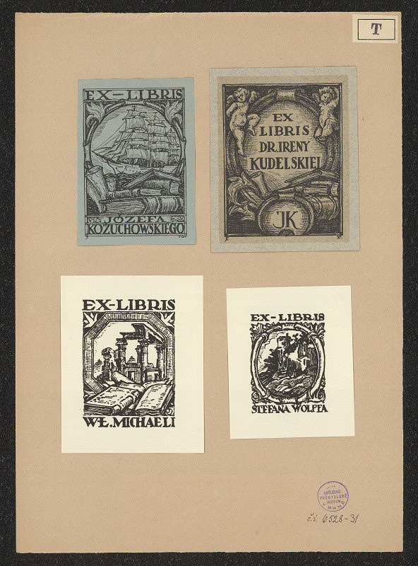 Józef Tom – Ex-libris Wl. Michaeli 