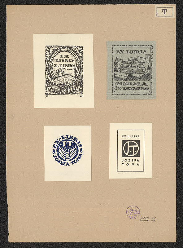 Józef Tom – Ex-libris Z. Libina 