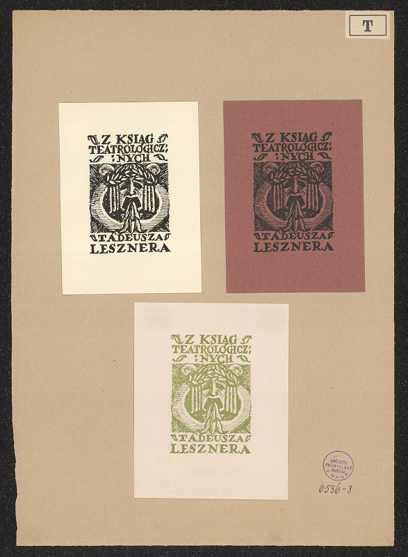 Józef Tom – Ex-libris Tadeusza Lesznera 