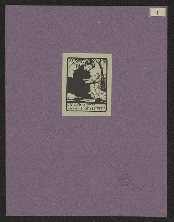signatura D – Ex-libris Erös Egon 