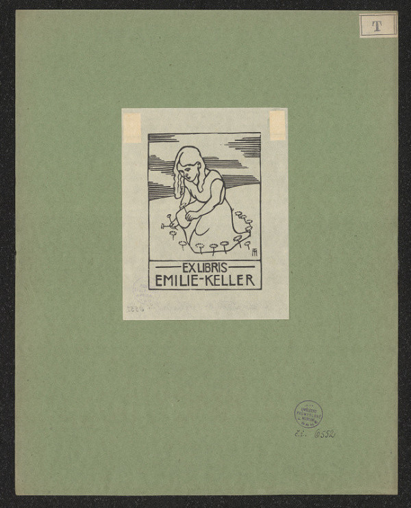 Max Tobler – Ex libris Emilie Keller 