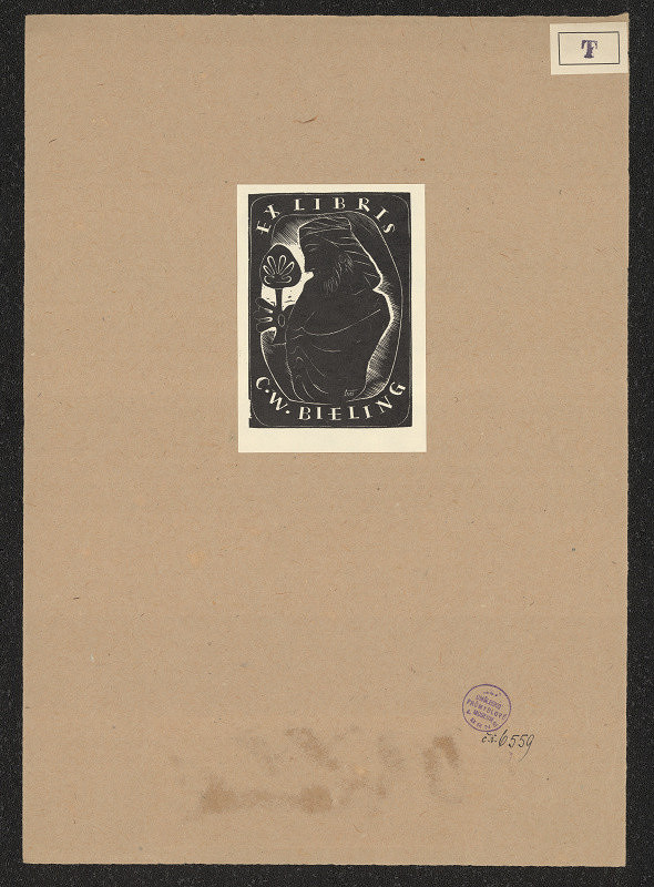 Tadeusz Tuszewski – Ex libris C. W. Bieling 