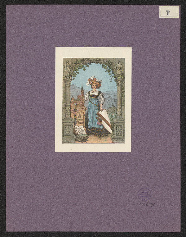 Alfred Touchemolin – Ex libris F. Staat 