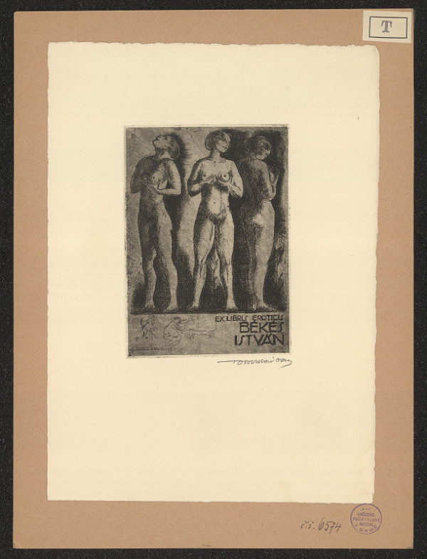 Osvald Toroczkai – Ex libris eroticis Békés István 