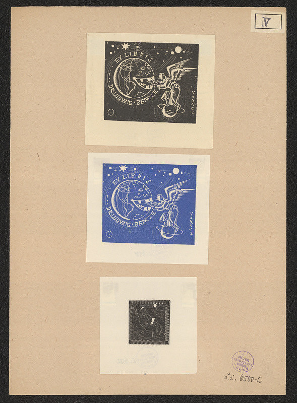 Endre Vadász – Ex libris V. E. 