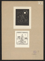 Endre Vadász – Ex libris Csorián Ferencz 