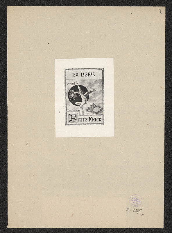 Lluis Urgelles – Ex libris Fritz Krick 