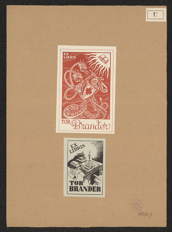 Ilmari Paananen – Ex libris Tor Brander 