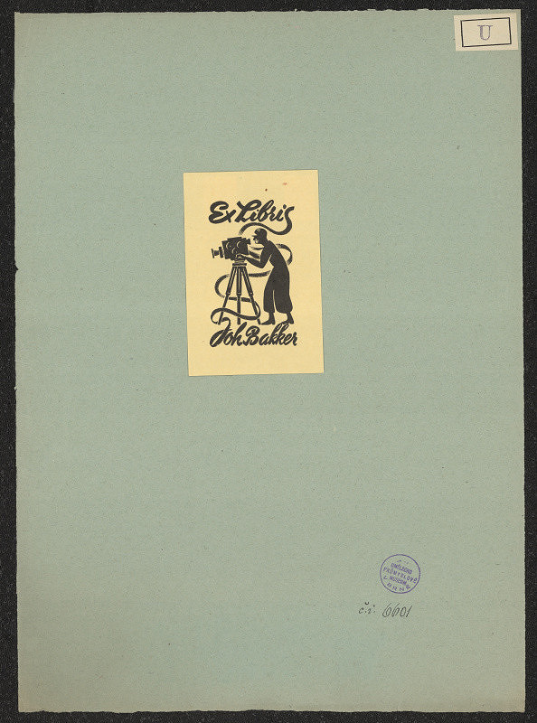 Pal. Ulareás – Ex libris Joh. Bakker 