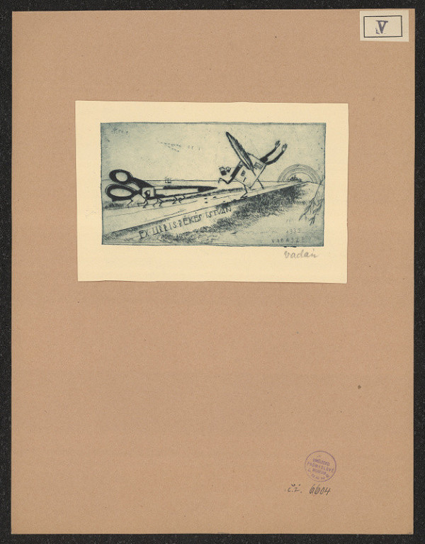 Endre Vadász – Ex libris Békés István 