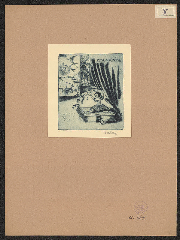 Endre Vadász – Ex libris Itala 