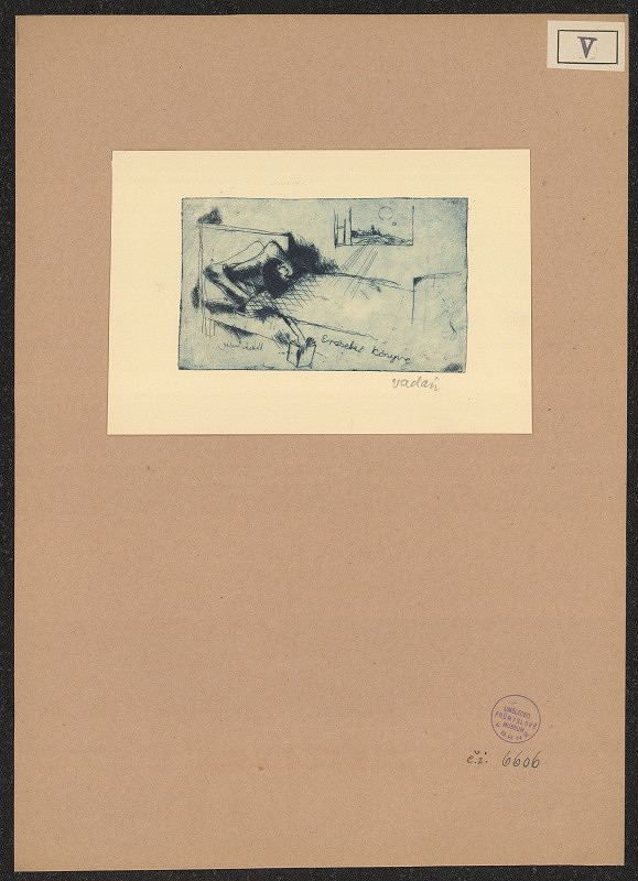 Endre Vadász – Ex libris Erzsebet 