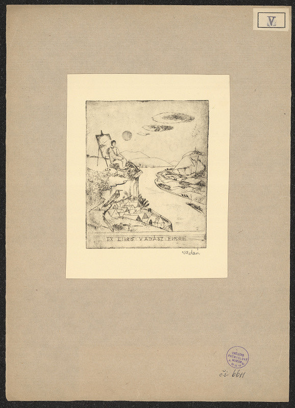 Endre Vadász – Ex libris Vadász Endre 