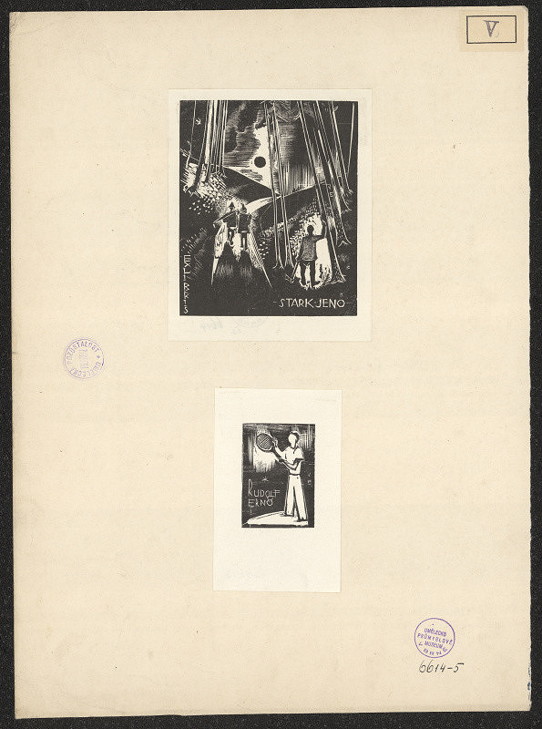 Endre Vadász – Ex libris Rudolf Ernö 