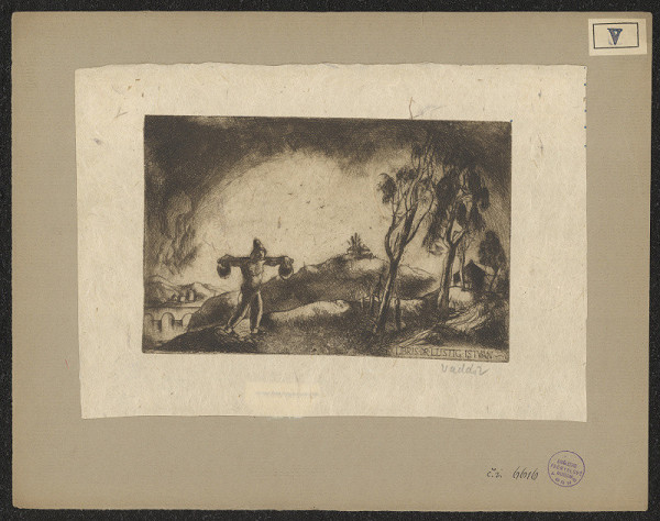 Endre Vadász – Ex libris Dr. Lustig István 