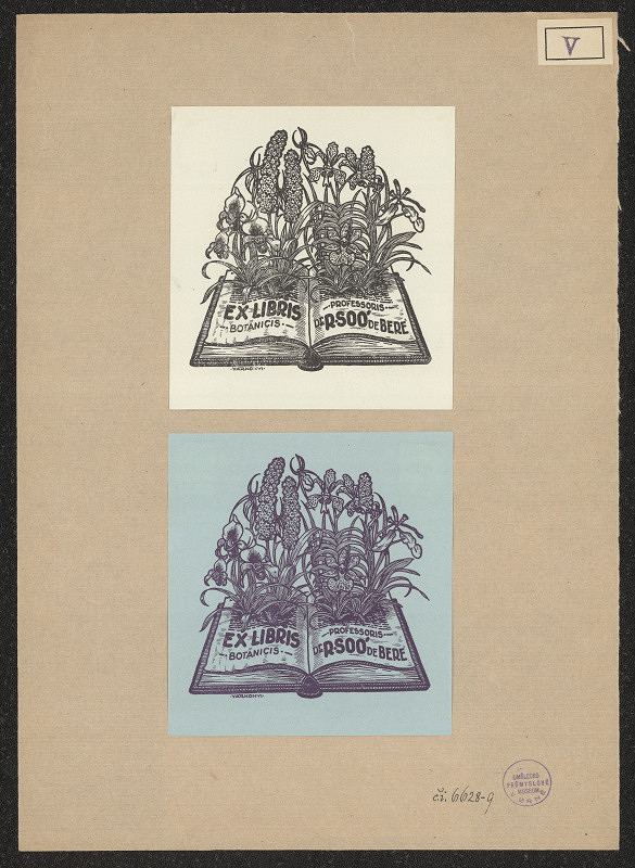 Károly Várkonyi – Ex libris botanicis 