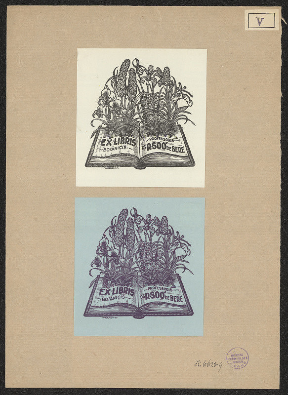 Károly Várkonyi – Ex libris botanicis 