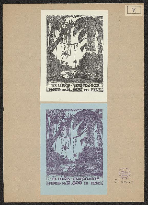 Károly Várkonyi – Ex libris geobotanicis prof. Dr. R. Soó de Bere 