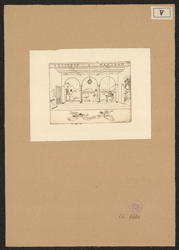 Endre Vadász – Ex libris G. Mantero 