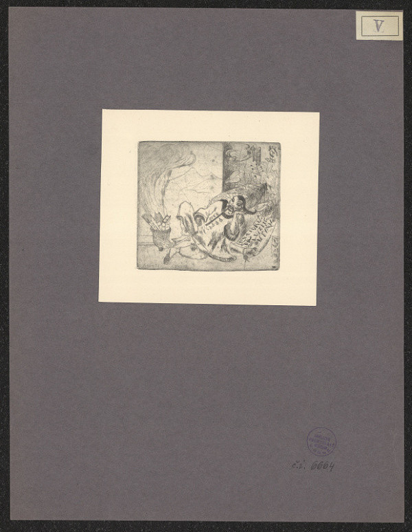 Endre Vadász – Ex libris Lusztig István 