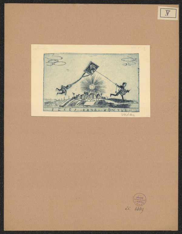 Endre Vadász – Ex libris Békés Bandi 