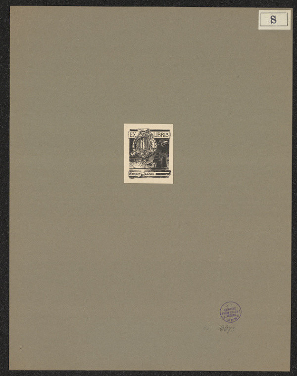 O. Schwindrazheim – Ex libris Semper eadem 