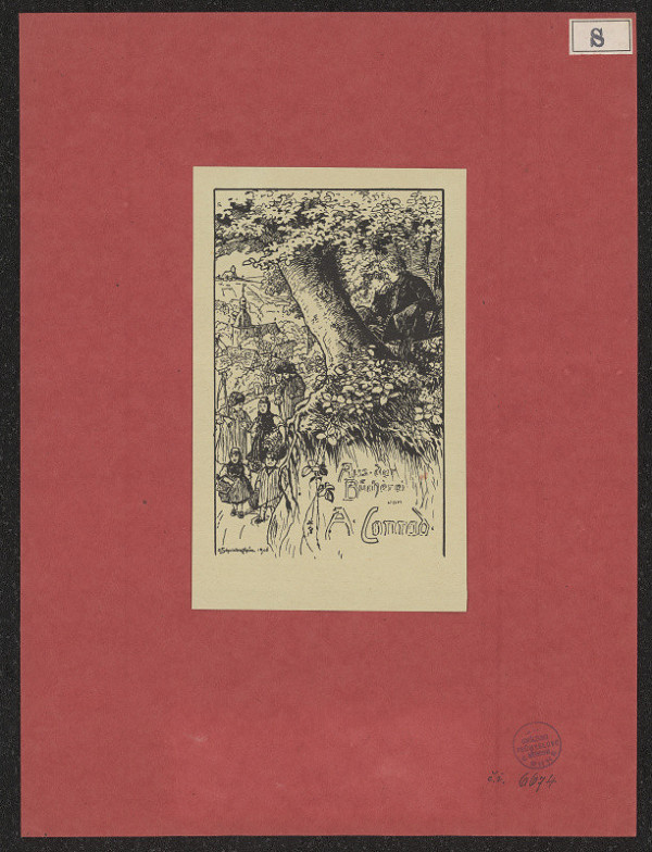 O. Schwindrazheim – Ex libris A. Conrad 