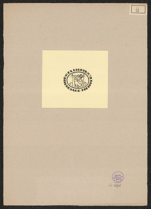 M. A. Schwind – Ex libris Hildegard Meister 