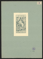 Moritz von Schwind – Ex libris J. G. Hartmann 