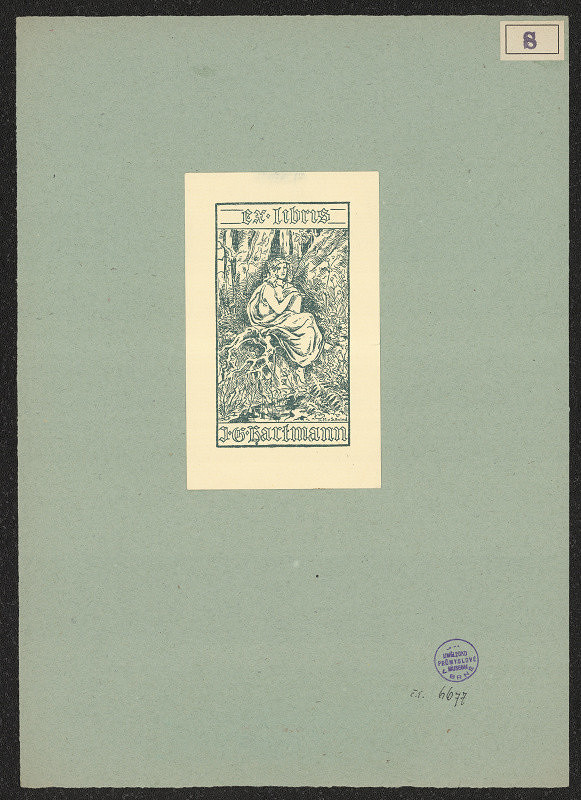 Moritz von Schwind – Ex libris J. G. Hartmann 