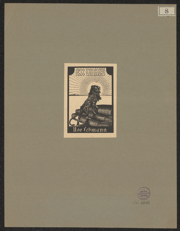 Max Schweralfeger – Ex libris Udo Lehmann 