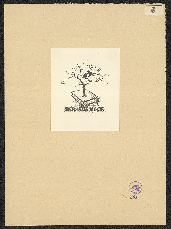 Margit Schwartz – Ex libris Hollosi Elek 