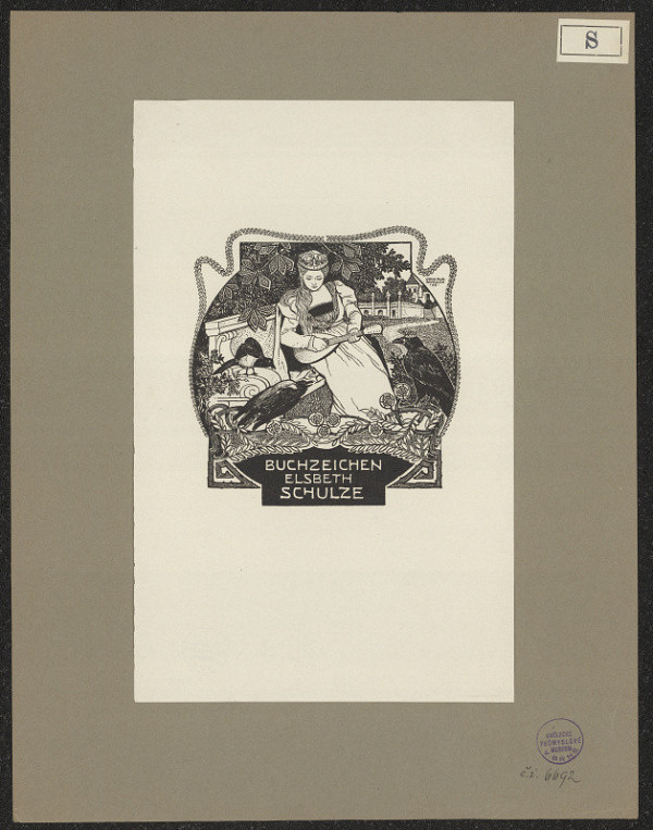 Hans Rudolf Schulze – Ex libris Elsbeth Schulze 