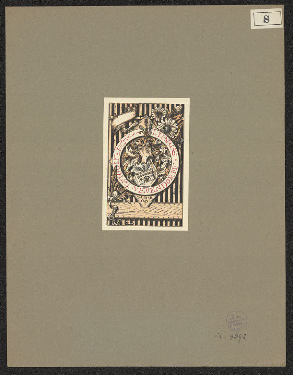 Walter Schulte vom Brühl – Ex libris Adolfi Nevendorf 