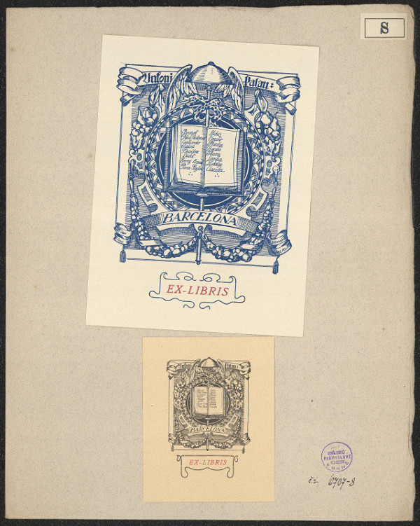 Anno Sajo – Ex libris Antoni Palau 