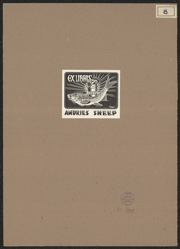 H. Saboy – Ex libris Andries Sneep 