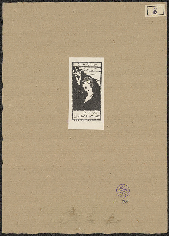 Robert Sabati – Ex libris Matilde Monsalvatje 
