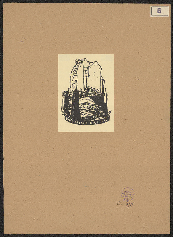 Wilhelm Sauer – Ex libris Ing. Gino Sueng 