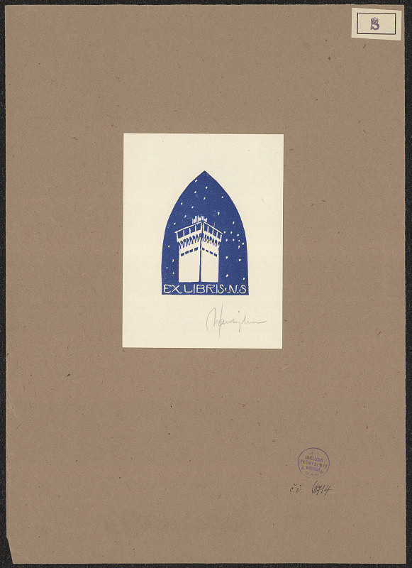 Nerone Santagiuliana – Ex libris N. S. 