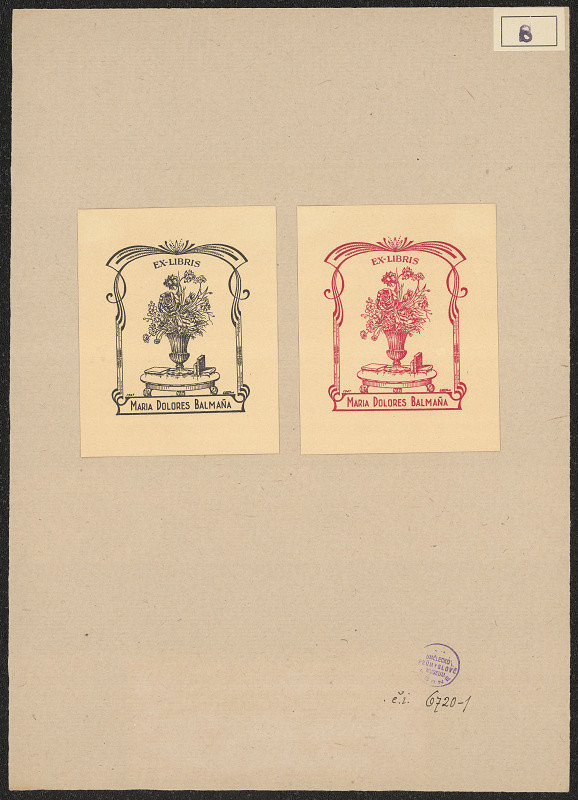 L. San José – Ex libris Maria Dolores Balmana 