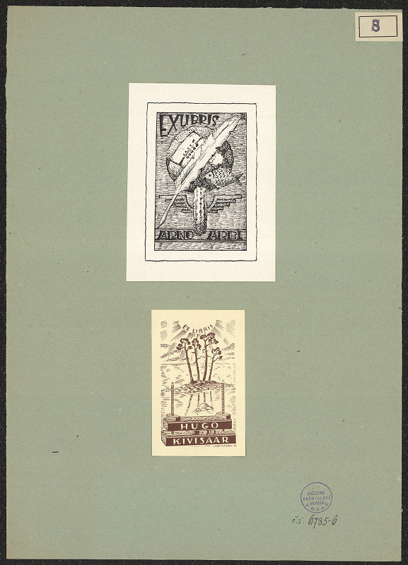 H. Saaring – Ex libris Arno Arbi 