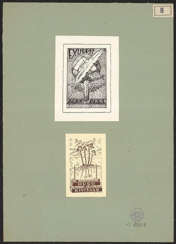 H. Saaring – Ex libris Hugo Kivisaar 